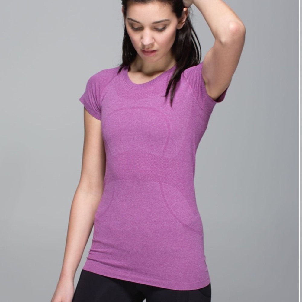 Lululemon Run: Swiftly Tech Short Sleeve Crew
Heathered Regal Plum